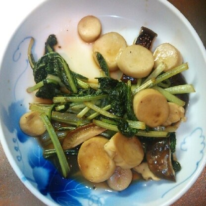 ホウレン草がスーパーになかったので、小松菜で代用して作りました(>_<)でもとっても美味しかったです！素敵なレシピをありがとうございました(*^^*)